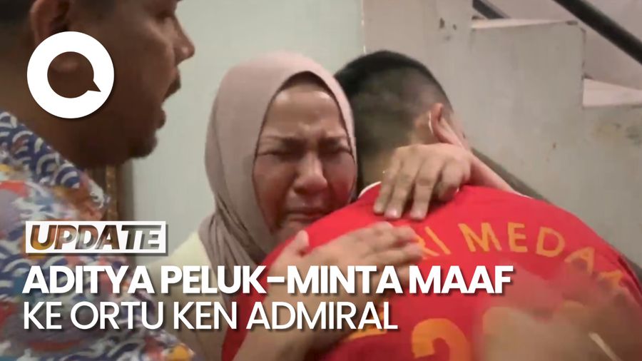 Momen Aditya Peluk-Minta Maaf ke Ibu & Ayah Ken Admiral