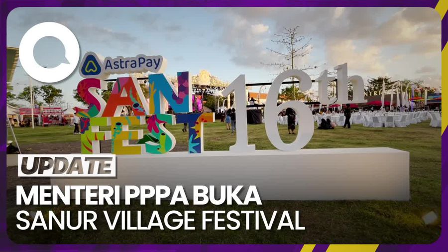 Pesan Menteri PPPA saat Buka Sanur Village Festival Ke-16
