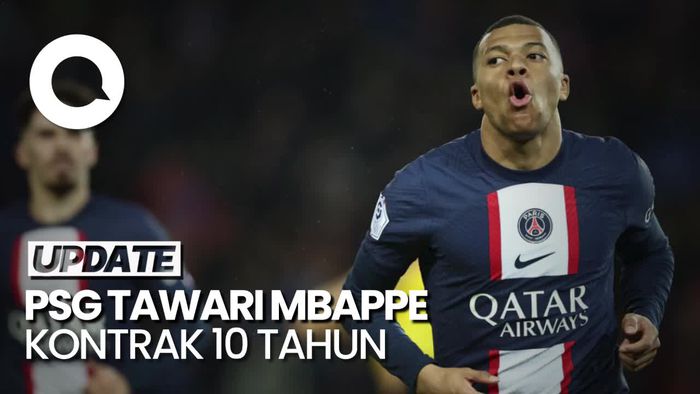 PSG Mau Ikat Mbappe Satu Dekade dengan Nilai Kontrak Rp 16 Triliun!