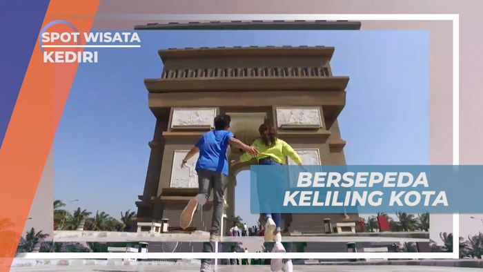 Awali Hari, Menikmati Kota Tahu Dengan Bersepeda Keliling Kota, Kediri