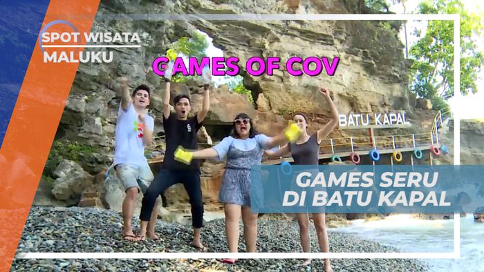 Bersiap Seru-seruan Habiskan Waktu Bermain Games di Tepi Pantai Batu Kapal, Maluku