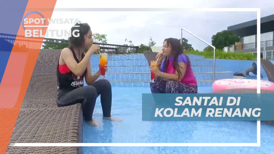Bersantai Menikmati Staycation Seru di Kolam Renang Resort Mewah, Belitung