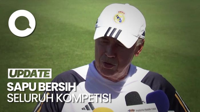 Target Ancelotti: Juara Liga Champions, LaLiga, Copa del Rey, Super Spanyol