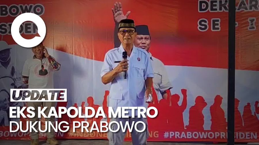 Eks Kapolda Metro Dukung Prabowo: Dia Masuk Rezim Jokowi, Itu Berkorban