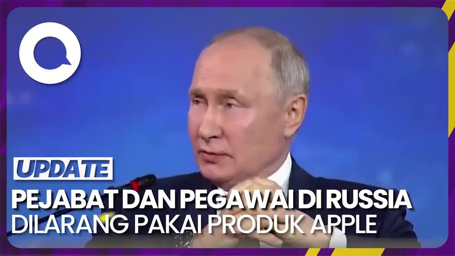 Pejabat Pemerintah Rusia Dilarang Pakai iPhone, Kenapa Ya?