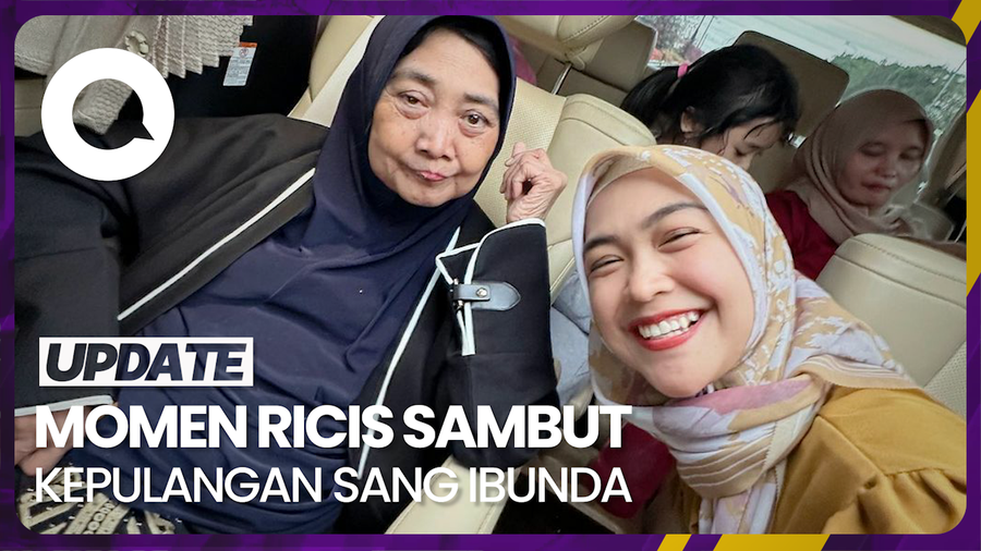  Ria Ricis Sambut Kepulangan Ibunya Usai Sempat Sakit saat Berhaji