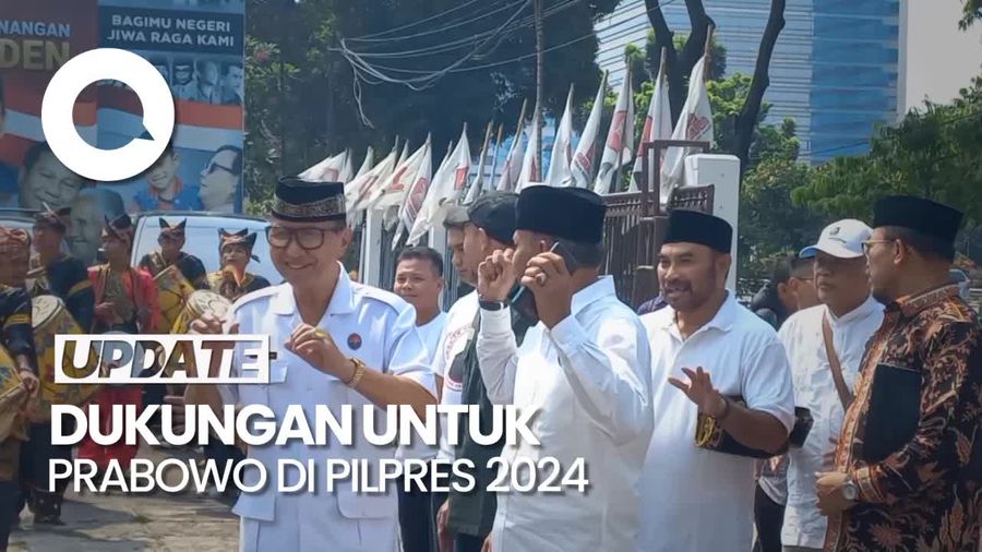 Eks Kapolda Metro-KSAU Hadiri Deklarasi Relawan Prabowo