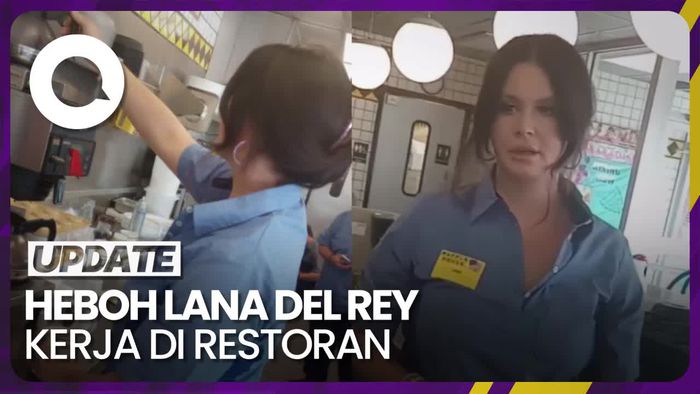 Viral Video Lana Del Rey Kerja di Restoran, Penggemar Kaget