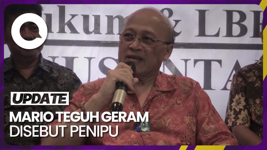  Mario Teguh Bicara soal Tuduhan Penipuan Rp 5 Miliar