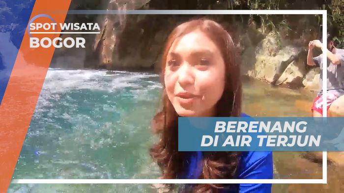 Asiknya Berenang di Curug Cibaliung yang Jernih nan Menyegarkan, Bogor