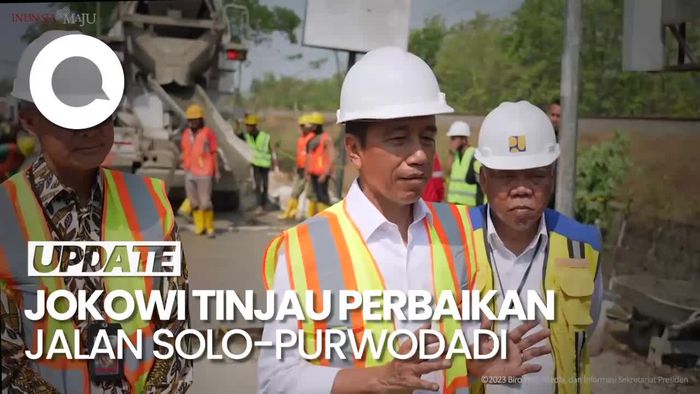 Jokowi Sentil Perbaikan Jalan Solo-Purwodadi: Dari Saya Kecil Nggak Beres