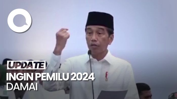 Jokowi soal Pemilu: Harusnya Rakyat Bersenang, Tak Boleh Ada Pertengkaran