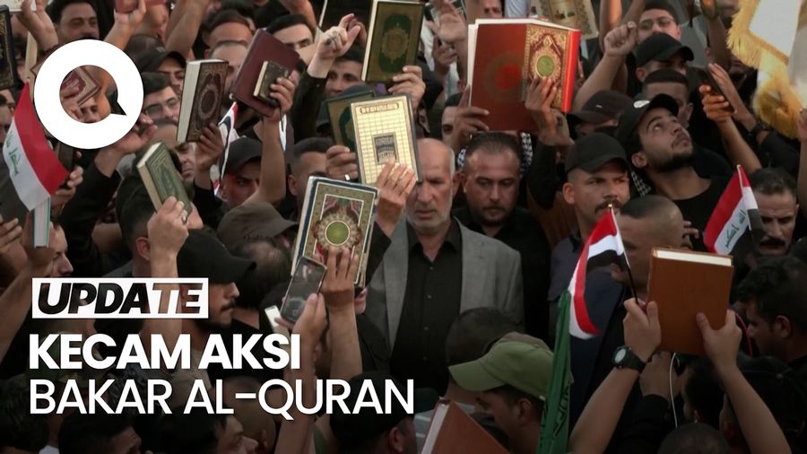 Demo Besar-besaran di Baghdad Buntut Pembakaran Al-Quran di Denmark