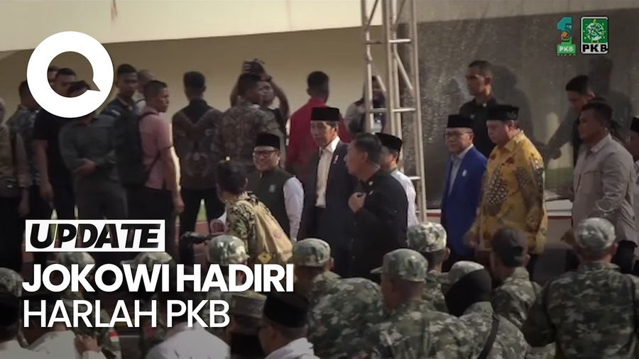 Jokowi Hadiri Harlah PKB di Stadion Manahan Solo