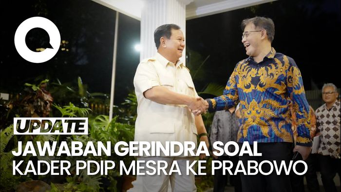 Sejumlah Kader PDIP Mesra dengan Prabowo, Ini Kata Sekjen Gerindra