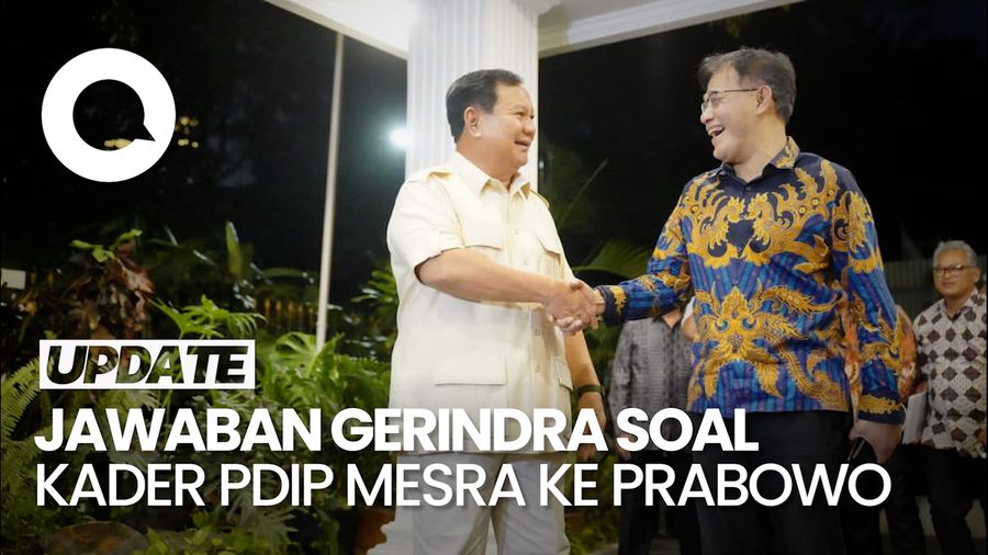 Sejumlah Kader PDIP Mesra dengan Prabowo, Ini Kata Sekjen Gerindra