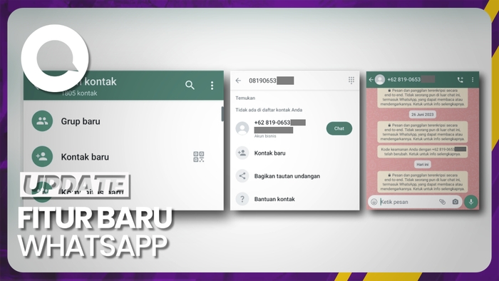 Cara Kirim WhatsApp ke Nomor Baru Tanpa Harus Disimpan