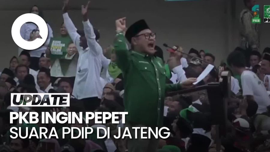 Cak Imin Ingin Suara PKB Tak Tertinggal Jauh Dari PDIP di Jateng