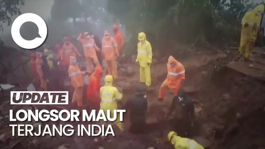 26 Orang Tewas Akibat Longsor di India, Ratusan Lainnya Masih Tertimbun