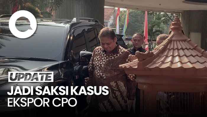 Airlangga Penuhi Panggilan Kejagung Jadi Saksi Kasus Ekspor CPO
