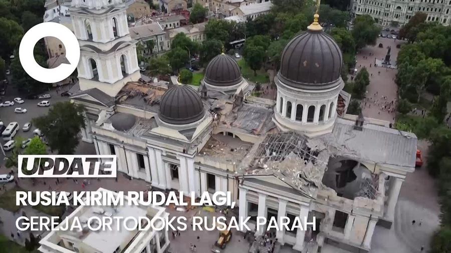 Rusia Kembali Serang Odesa, Zelensky: 19 Jenis Rudal Diluncurkan 
