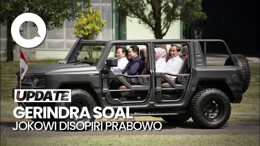 Jokowi Naik Maung Disopiri Prabowo, Gerindra Bicara Sinyal Dukungan