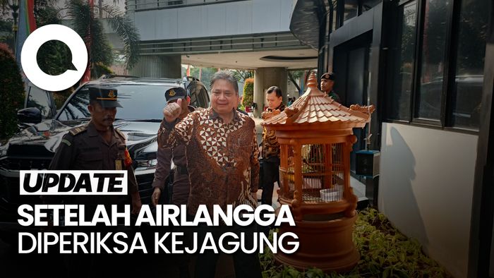 Airlangga Dicecar 46 Pertanyaan oleh Kejagung Usai 12 Jam Diperiksa