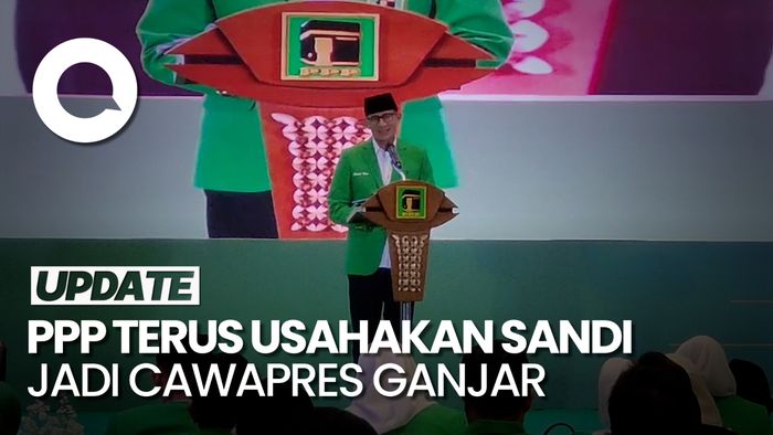Sandiaga Masuk Cawapres Potensial Ganjar, PPP Terus Komunikasi dengan PDIP 