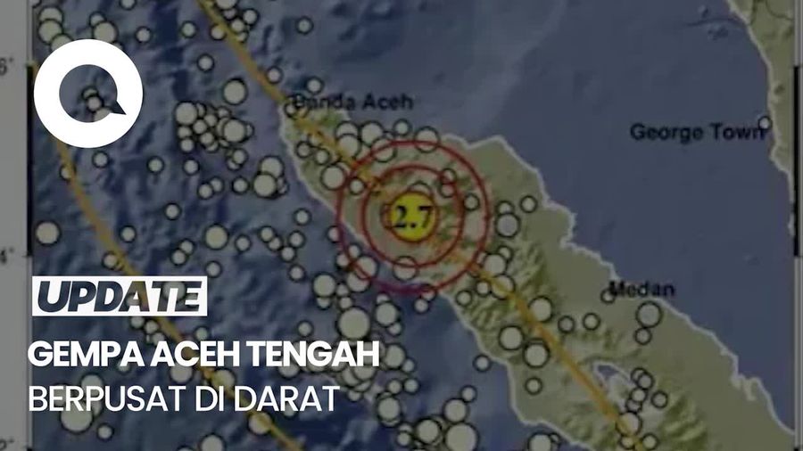 Aceh Tengah Diguncang Gempa M 2,7