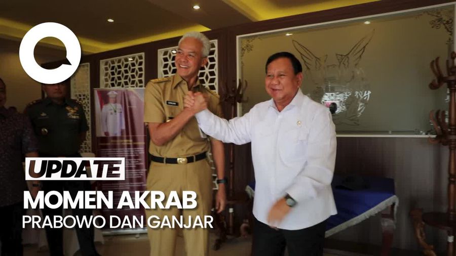 Momen Akrab Prabowo-Ganjar di Solo, Jabat Tangan hingga Sarapan Bareng