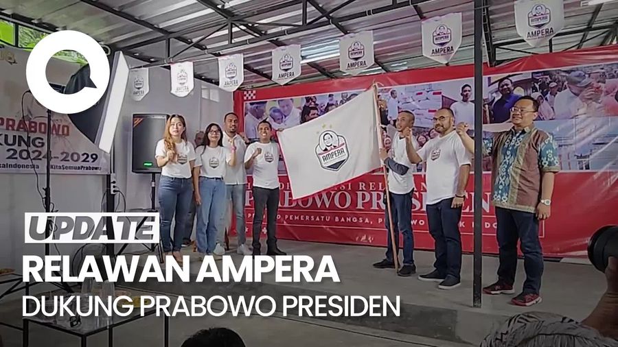 Relawan Ampera Dukung Prabowo Presiden 2024, Sasar Suara Milenial