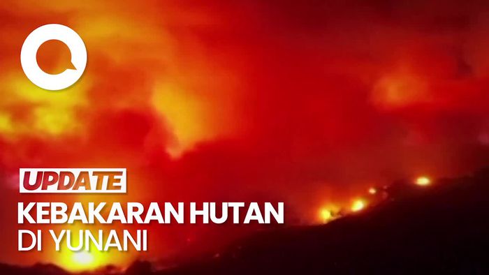 Kebakaran Hutan di Pulau Rhodes, Ribuan Orang Dievakuasi