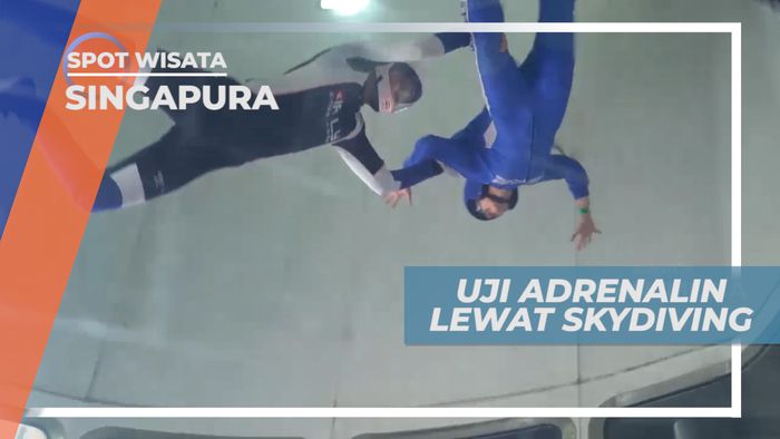 Uji Adrenalin Dengan Bermain Skydiving Indoor Singapura