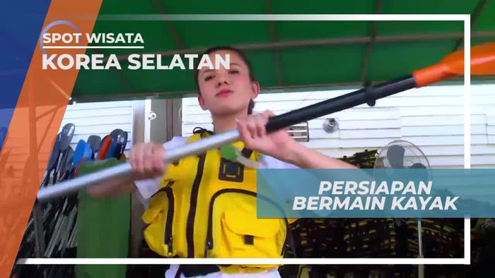 Persiapan Bermain Kayak di Han River Korea Selatan