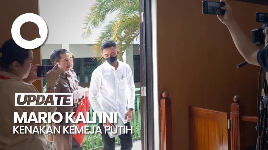 Sidang Kasus Penganiayaan David Ozora, Mario Kali Ini Berkemeja Putih