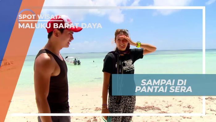 Keindahan Pantai Sera Berbalut Pasir Putih di Maluku Barat Daya