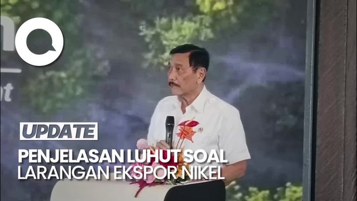 Luhut Jelaskan Sikap Pemerintah Terkait Larangan Ekspor Nikel