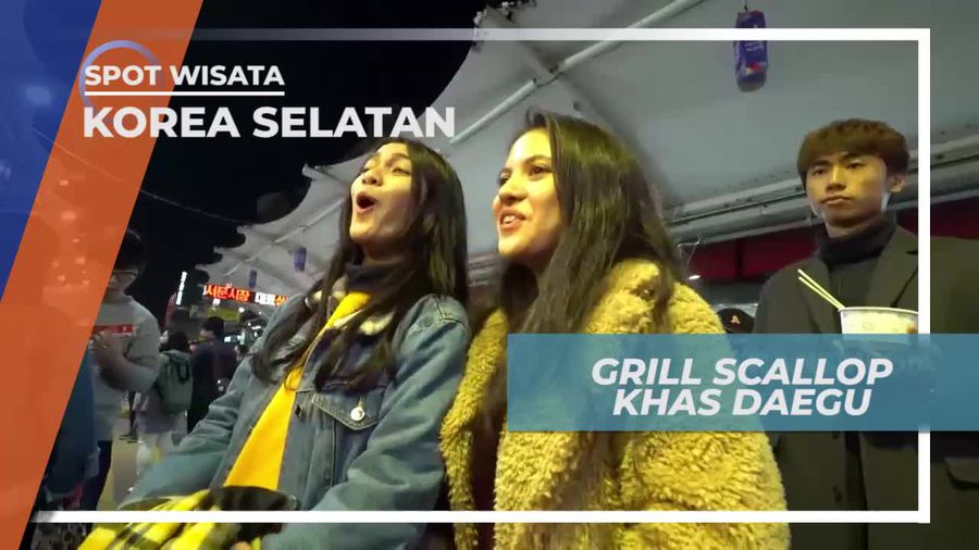 Grill Scallop, Kuliner Khas Daegu Dengan Keju Meleleh di Atasnya, Korea Selatan