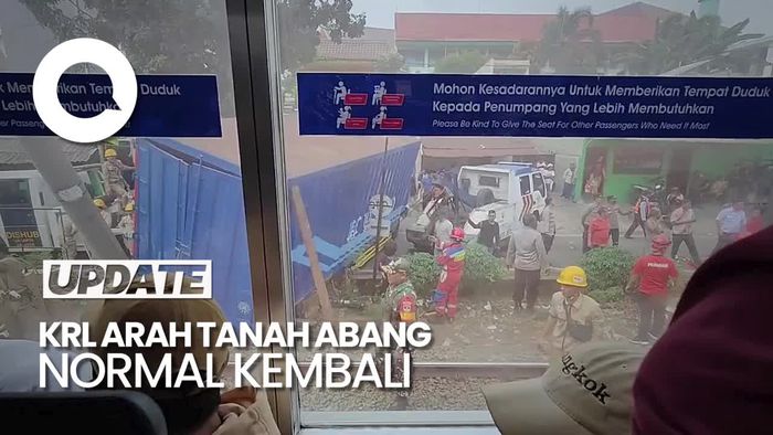 KRL Arah Tanah Abang Kembali Beroperasi Usai 2,5 Jam Alami Gangguan