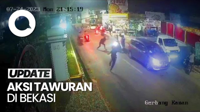 Detik-detik Tawuran di Bekasi yang Tewaskan Satu Orang