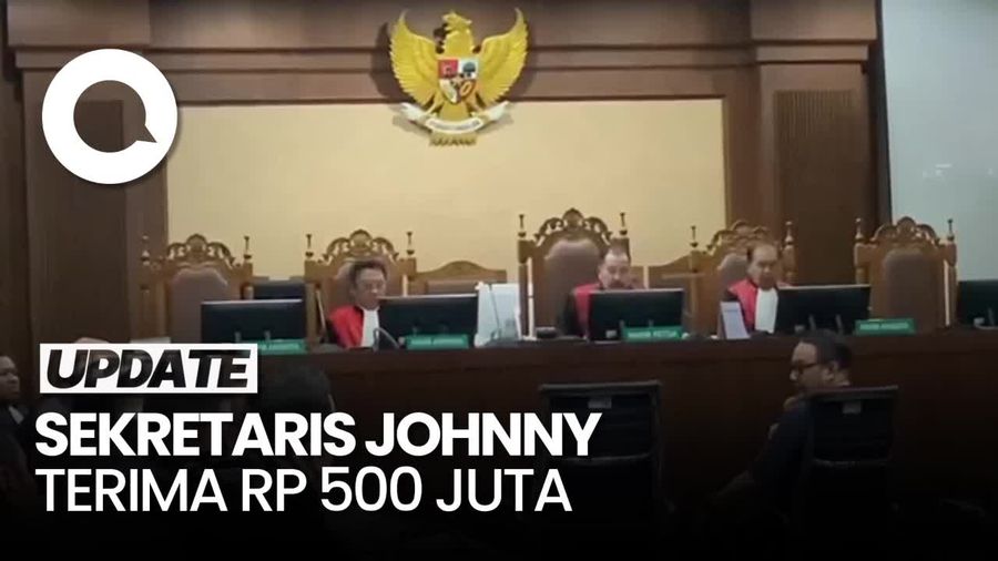 Saksi Sebut Eks Dirut Bakti Beri Rp 500 Juta Per Bulan ke Sekretaris Johnny