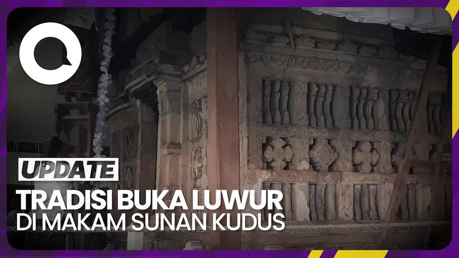 Melihat Momen Langka Kala Makam Sunan Kudus Tanpa Luwur