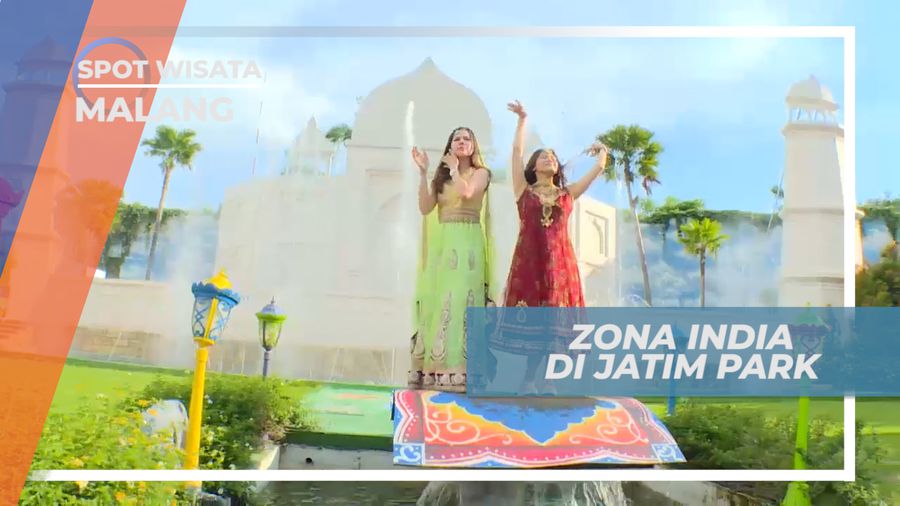 Berjoget Ala India di Taman Wisata Jatim Park, Kota Batu