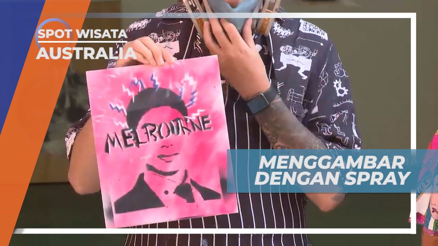 Serunya Mencoba Berkarya Seni Dengan Cat Semprot, Australia