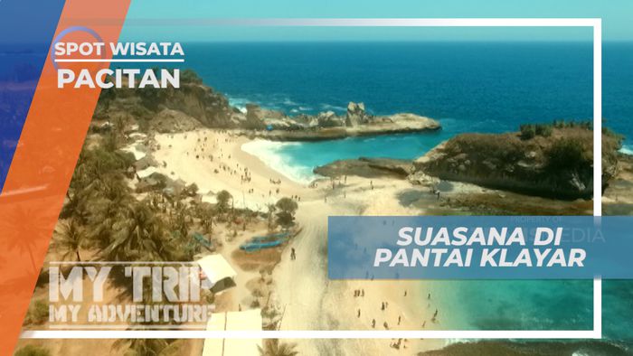 Merasakan Suasana Sejuk di Pantai Klayar Pacitan