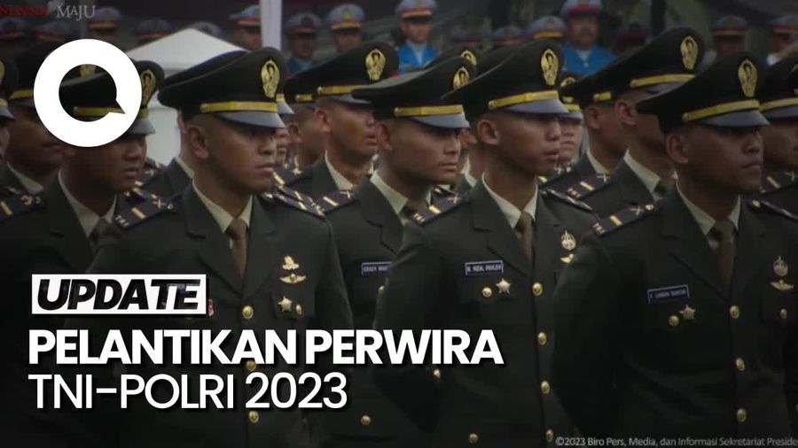 Jokowi Lantik 833 Perwira TNI-Polri: Buatlah Orang Tuamu Bangga