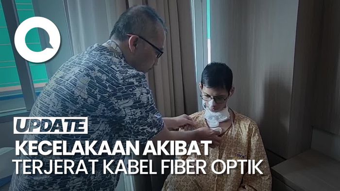 Seorang Mahasiswa Tak Bisa Bicara Gegara Laka Terjerat Kabel di Jaksel