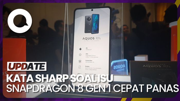 Alasan Sharp Sematkan Snapdragon 8 Gen 1 di AQUOS R7s