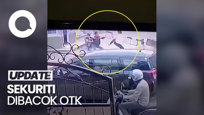 Sekuriti di Palembang Nyaris Tewas Dibacok OTK