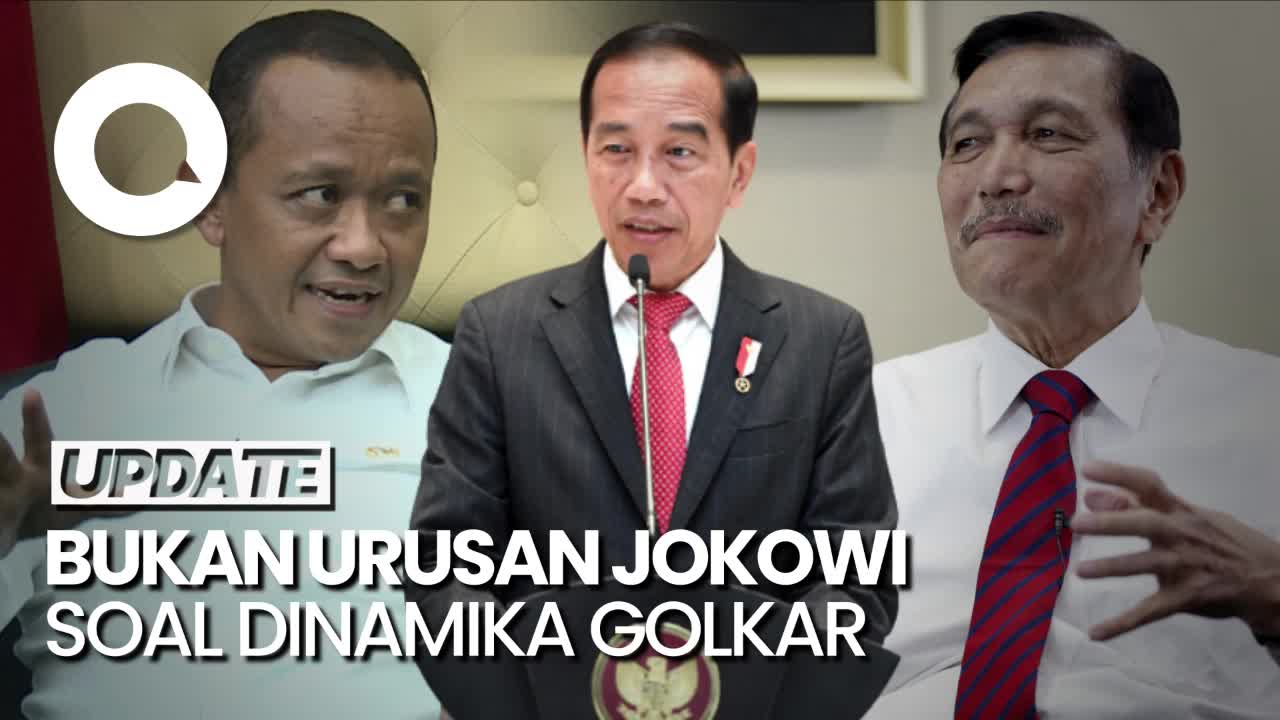 Jokowi Soal Isu Munaslub Golkar: Tak Ada Hubungannya Dengan Kita